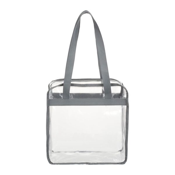 Game Day Clear Zippered Safety Tote 15L - Image 8