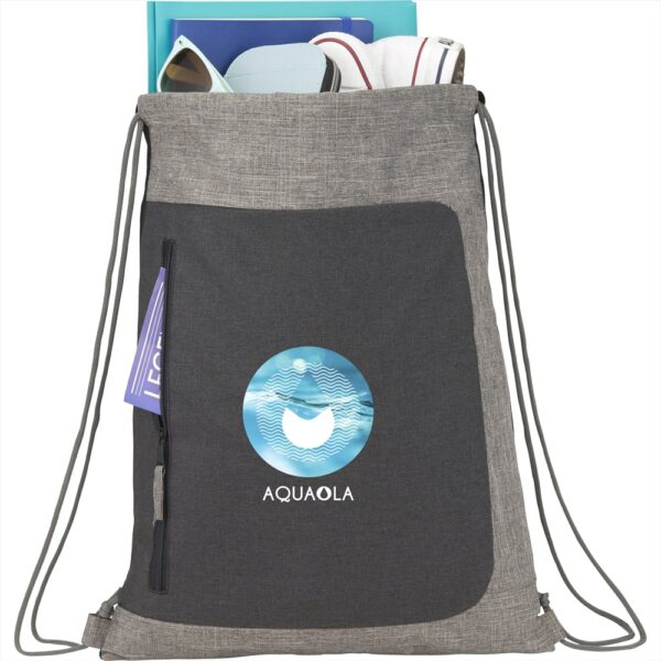 Reclaim Recycled Drawstring Bag - Image 6