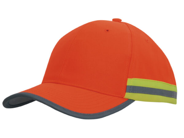 Hi Vis Cap with Reflective Tape - Image 4