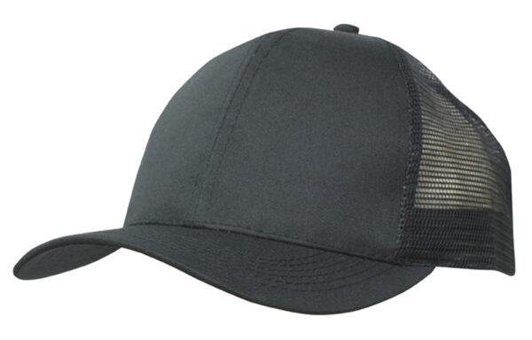 Organic brushed Heavy Cotton/Mesh Back Cap - Image 5