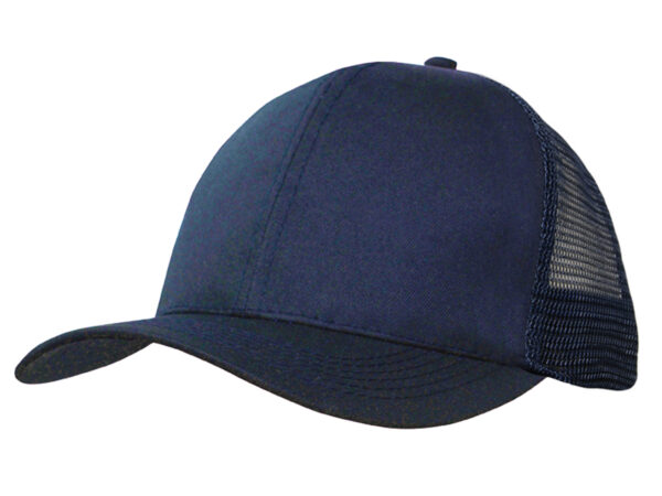 Organic brushed Heavy Cotton/Mesh Back Cap - Image 6