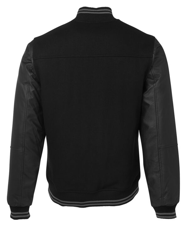 JB's Art Leather Baseball Jacket - Image 2