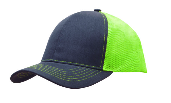 Brushed Cotton with Mesh Back Cap - Image 4