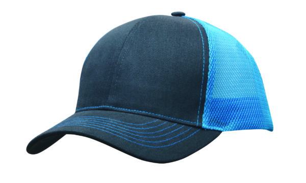 Brushed Cotton with Mesh Back Cap - Image 3