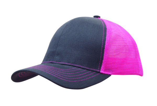 Brushed Cotton with Mesh Back Cap - Image 5