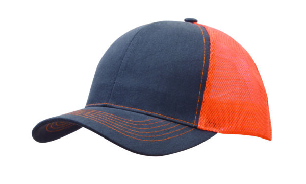 Brushed Cotton with Mesh Back Cap - Image 6