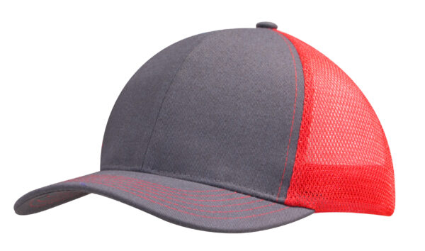 Brushed Cotton with Mesh Back Cap - Image 8