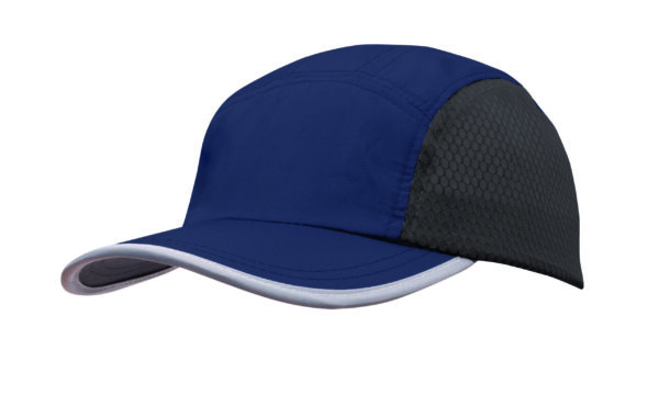 Sports Ripstop with Bee Hive Mesh and Towelling Sweatband - Image 6