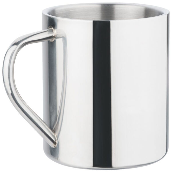 Polished Stainless Steel Mug 450ml - Image 3