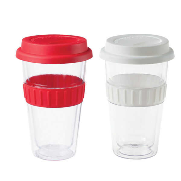 Plastic Double-walled Mug 350ml