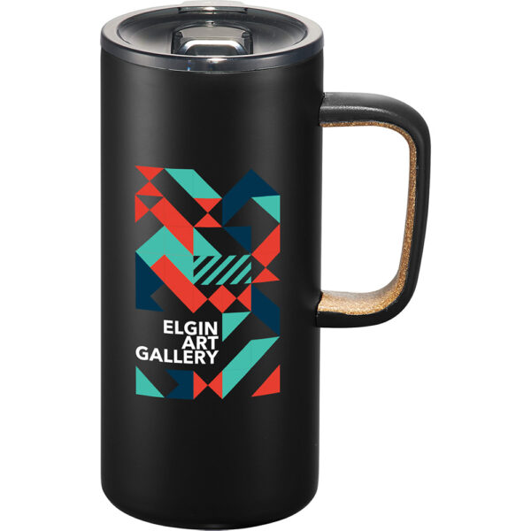 Valhalla Copper Vacuum Mug with Cork 500ml - Image 11