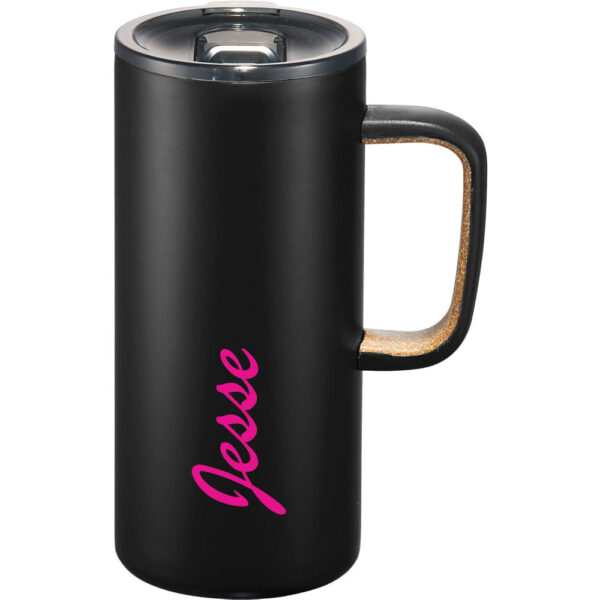 Valhalla Copper Vacuum Mug with Cork 500ml - Image 12