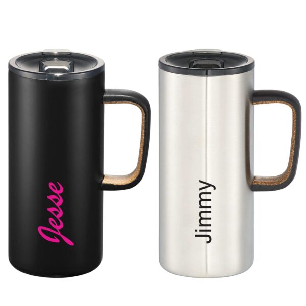Valhalla Copper Vacuum Mug with Cork 500ml - Image 14