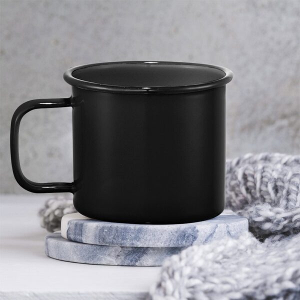 Enamel Metal Cup 500ml - Image 7