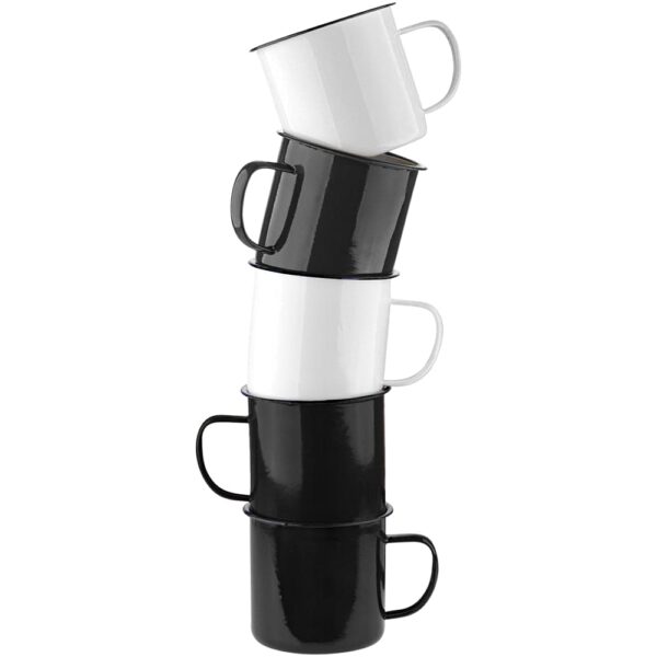 Enamel Metal Cup 500ml - Image 9
