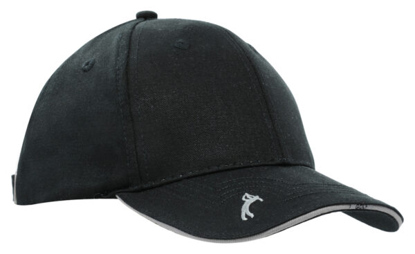 Chino Twill Golf Cap with Peak Embroidery - Image 2