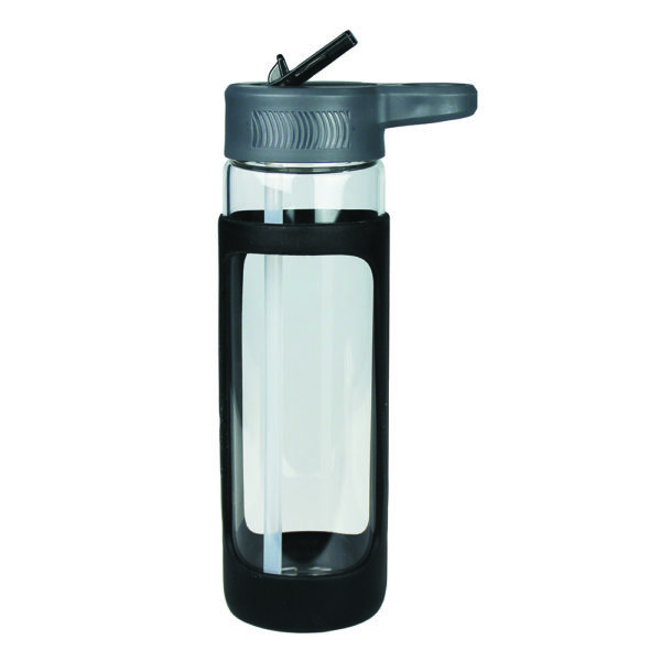 Glass Bottle with Silicone Cover 600ml - Image 2