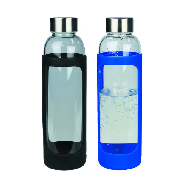 Glass Bottle with Silicone Cover 500ml
