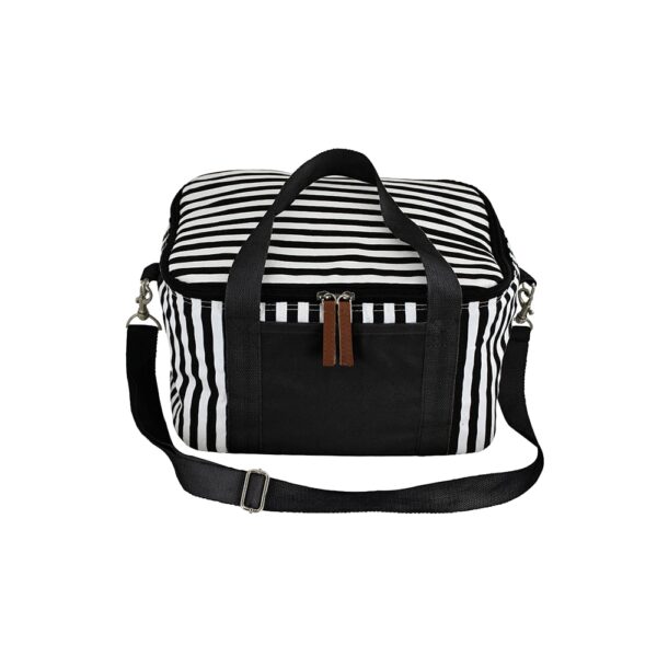 Striped Cotton Canvas Cooler 16L - Image 5