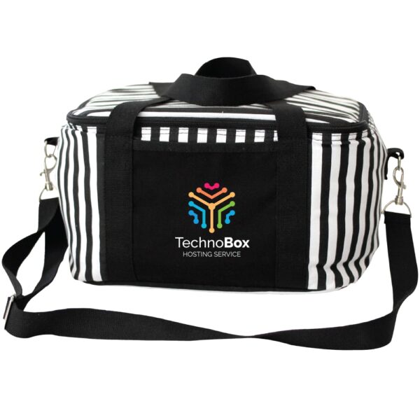Striped Cotton Canvas Cooler 16L - Image 6