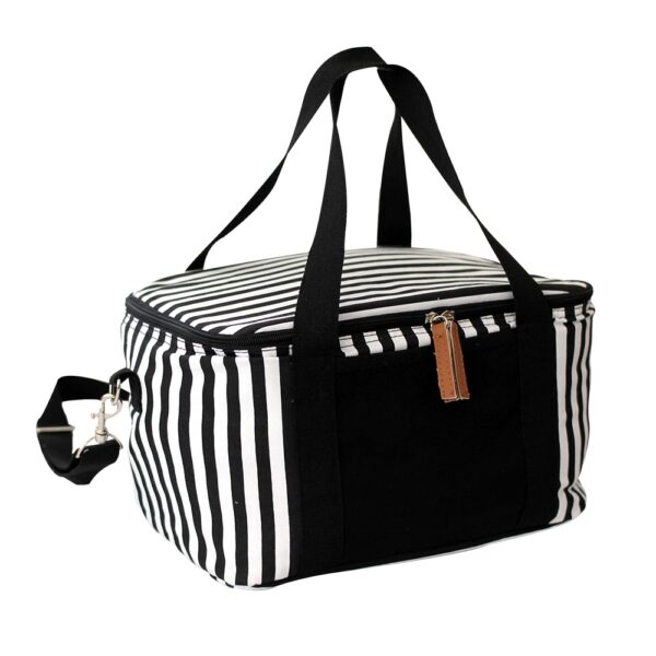 Striped Cotton Canvas Cooler 16L - Image 4