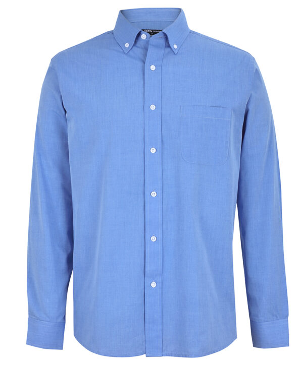 JB’s L/S Fine Chambray Shirt - Image 3