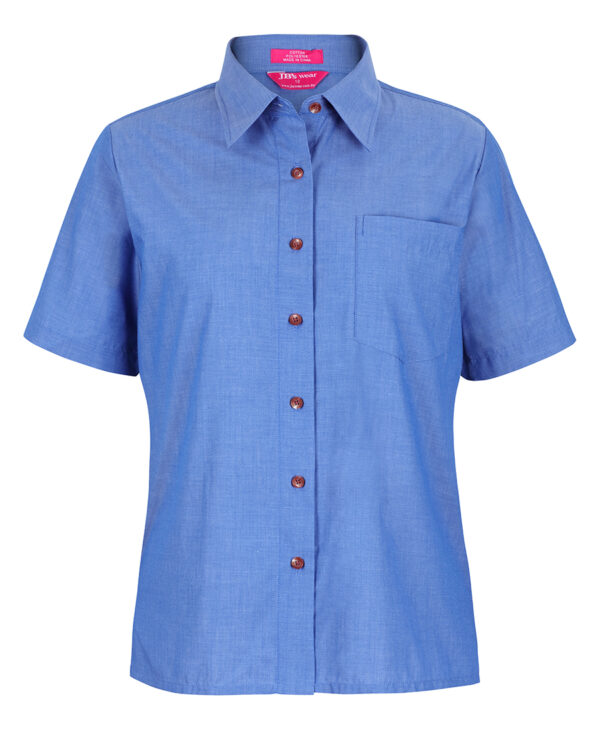 JB’s Ladies Original S/S Indigo Chambray Shirt