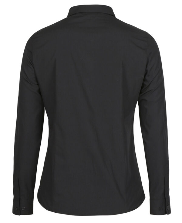 Ladies Classic L/S Poplin Shirt - Image 2