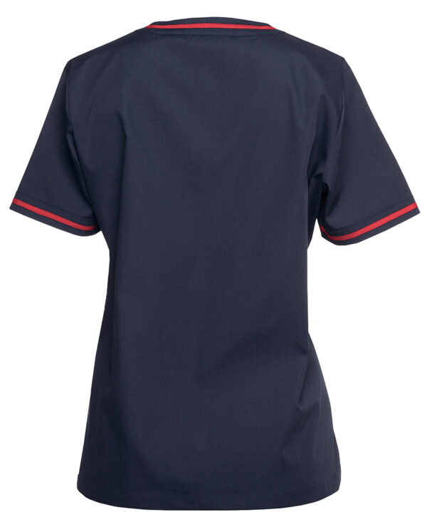 JB's Ladies Contrast Scrubs Top - Image 2