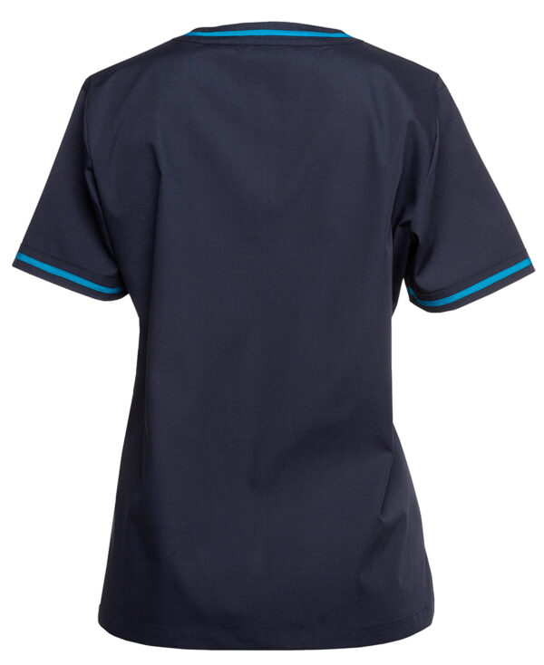 JB's Ladies Contrast Scrubs Top - Image 4
