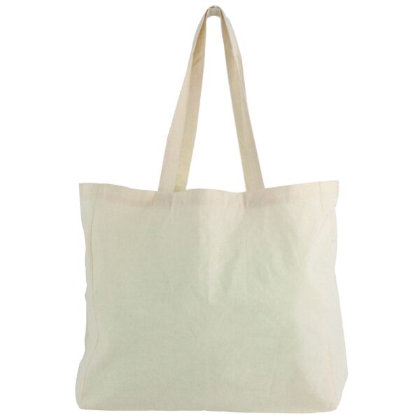 Natural Cotton Shopper Tote - Image 3