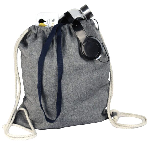 Melange Custom Dyed Drawstring Bag - Image 2