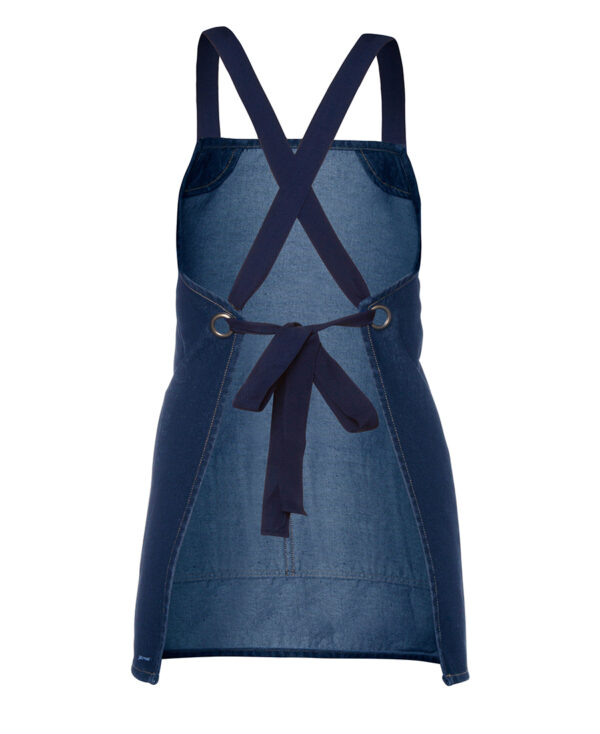 JB's Cross Back 65x71 Bib Denim Apron (Without Strap) - Image 4