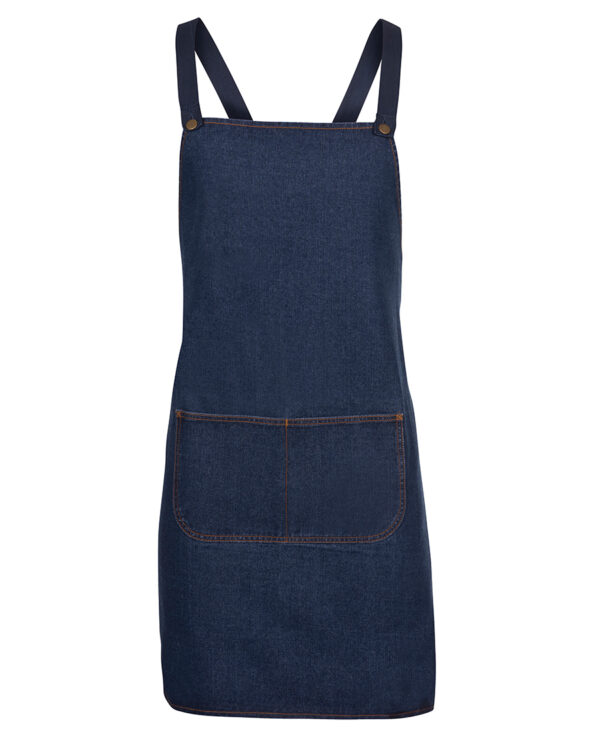 JB's Cross Back Denim Apron (Without Straps) - Image 3
