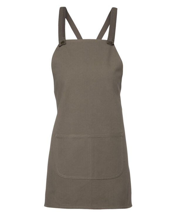 JB's Cross Back 65x71 Bib Canvas Apron (Without Strap) - Image 3