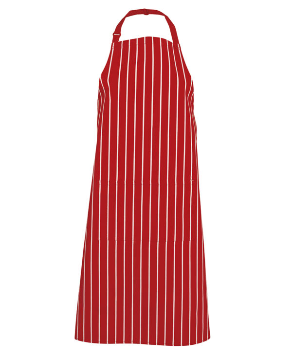JB's Bib Striped Apron with Pocket - Image 3