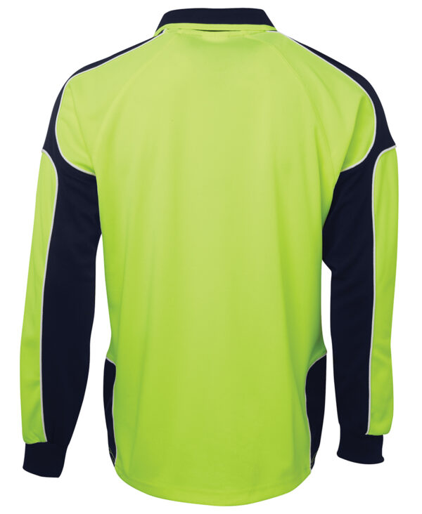JB's Hi Vis L/S Arm Panel Polo - Image 6