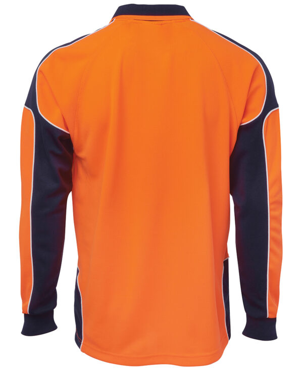 JB's Hi Vis L/S Arm Panel Polo - Image 12