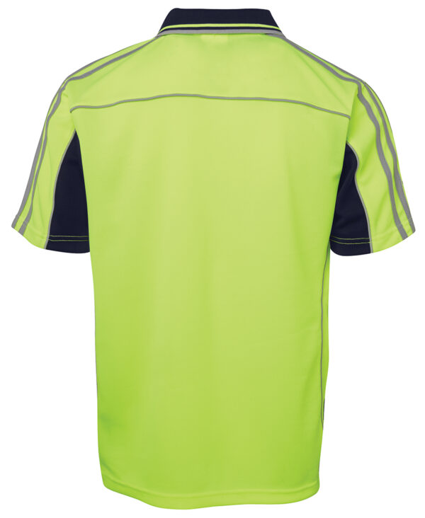 JB's Hi Vis S/S Arm Tape Polo - Image 2