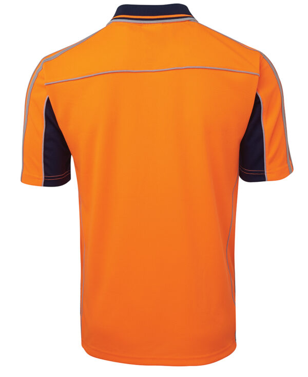 JB's Hi Vis S/S Arm Tape Polo - Image 4