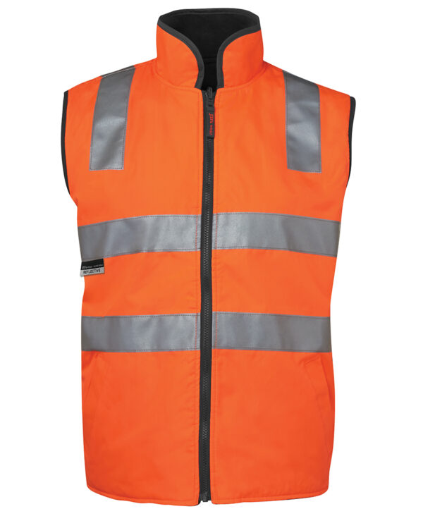 JB's Hi Vis 4602.1 (D+N) Reversible Vest - Image 5