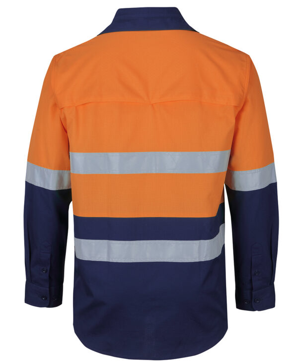 JB's Hi Vis (D+N) Ripstop L/S Fishing Shirt - Image 2