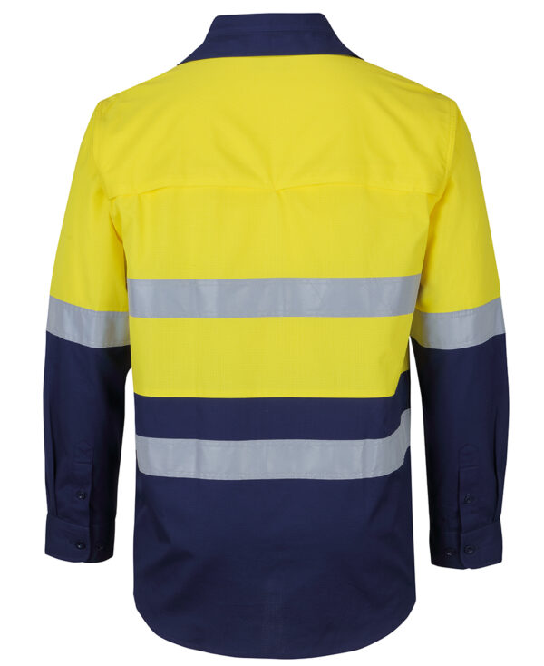 JB's Hi Vis (D+N) Ripstop L/S Fishing Shirt - Image 4