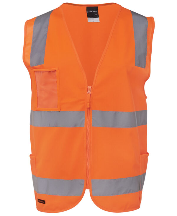 JB's Hi Vis (D+N) Zip Safety Vest - Image 3