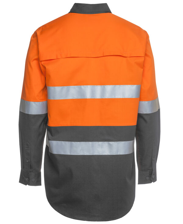 JB's Hi Vis L/S (D+N) 150G Work Shirt - Image 10