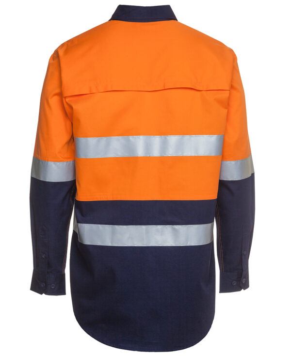 JB's Hi Vis L/S (D+N) 150G Work Shirt - Image 12