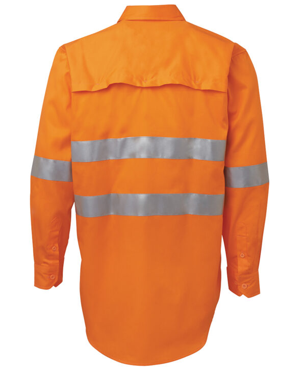 JB's Hi Vis L/S (D+N) 150G Work Shirt - Image 14