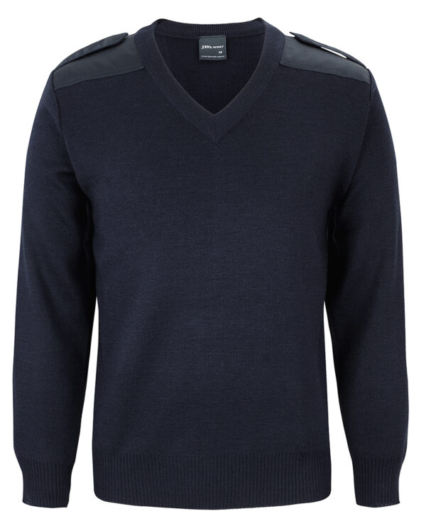 JB's Knitted Epaulette Jumper - Image 3