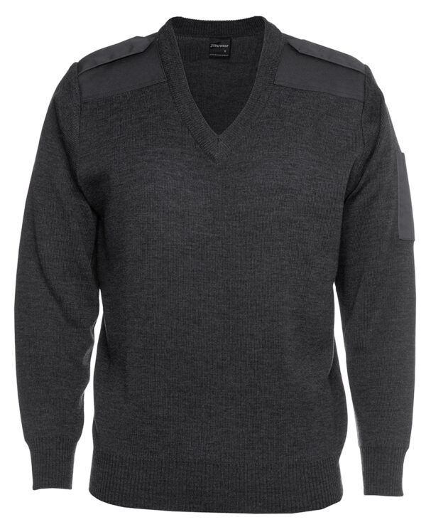 JB's Knitted Epaulette Jumper - Image 5
