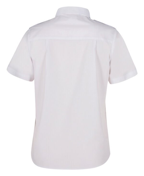JB's Ladies S/S Epaulette Shirt - Image 4
